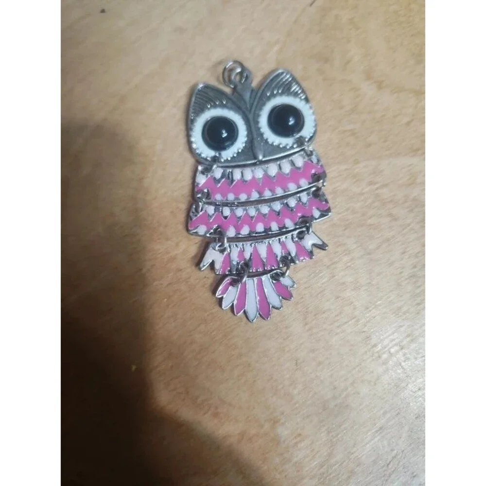 70s vive super cute owl pendant charm